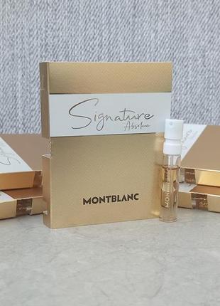 Montblanc signature absolue пробник для женщин (оригинал)