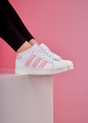 Adidas superstar platforms white trefoil 2400 adidas 167858485
