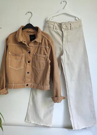 Джинси куртка zara reserved h&m