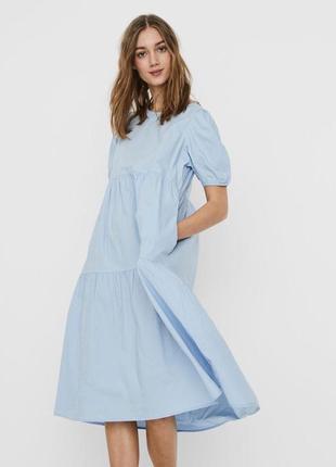 Бавовняна сукня міді від vero moda