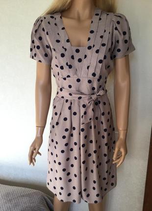 Сукня у горошок dorothy perkins р. 10/12/142 фото