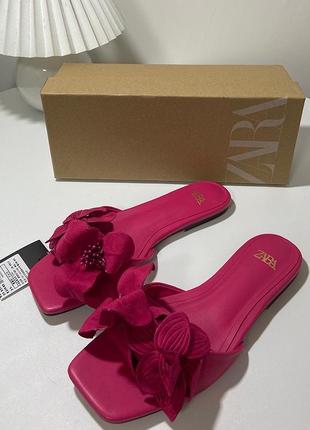 Шльопанці, тапки, тапочки zara