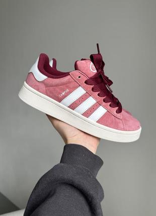 Женские кроссовки adidas campus 00s pink white 37-38-40