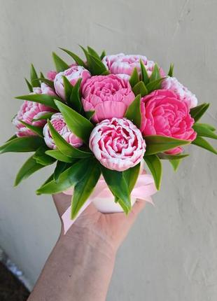 Букет из мыла.