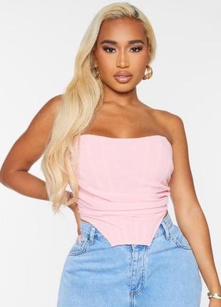 Корсет розовый prettylittlething