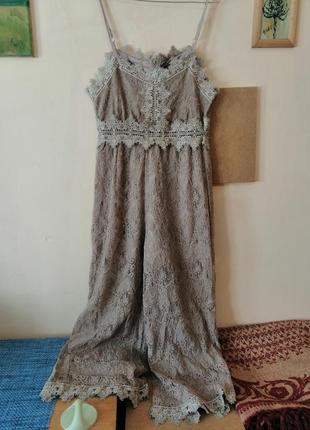 Классный кружевной комбинезон