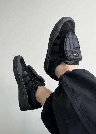 Жіночі кросівки adidas campus x bad bunny black 36-37-38-39-403 фото