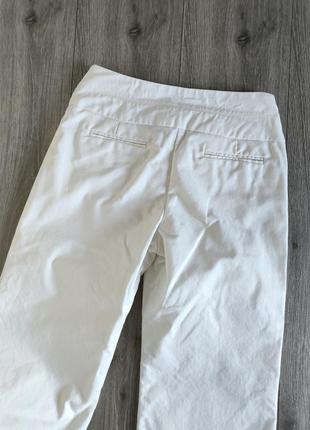 Штани кльош білі бавовна, 42 р.4 фото
