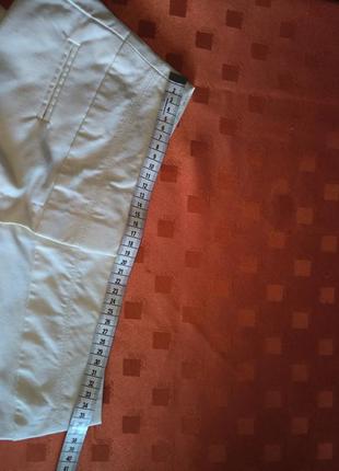 Штани кльош білі бавовна, 42 р.8 фото