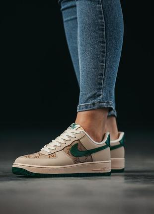 Чоловічі кросівки найк аір форс 1 / Sac air force 1 x gucci