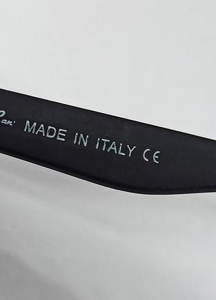 Окуляри в стилі ray ban ferrari чоловічі сонцезахисні чорні матові поляризовані7 фото