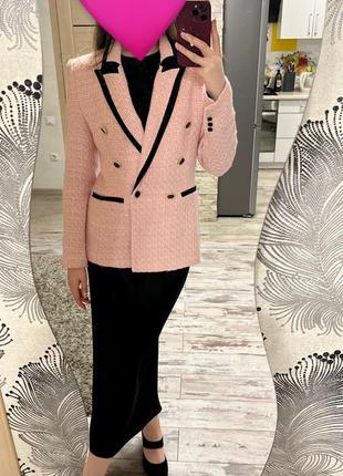 Твідовий жакет zara💗