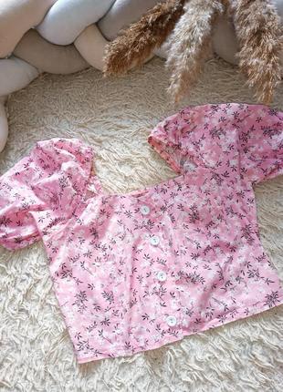 Блуза у квітковий принт