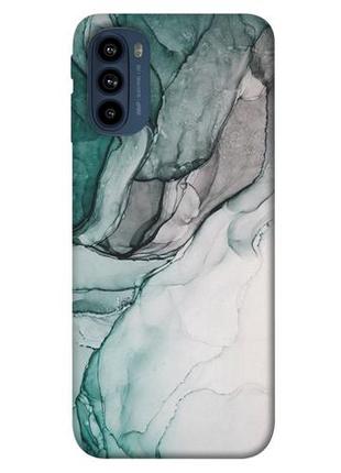 Чохол із принтом на моторола мото джи 41 аквамарин / чохол із принтом на motorola moto g41
