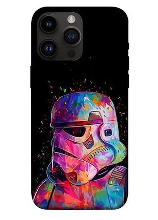 Чехол с принтом на айфон 14 про макс color astronaut / чехол с принтом на iphone 14 pro max