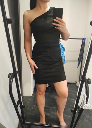 Шикарна сукня базова на одне плече