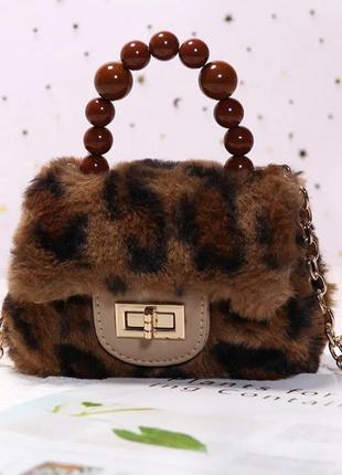 Сумка леопардова. дитяча сумка