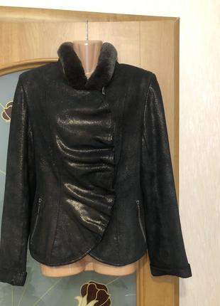 Куртка жіноча esocco натуральна кожа