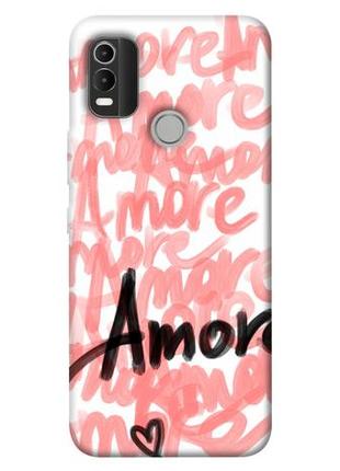 Чехол с принтом на нокия ц 21 amoreamore / чехол с принтом на nokia c21