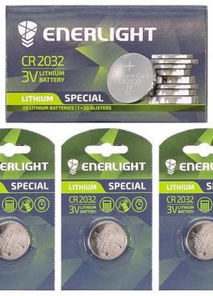 Батарейка enerlight "таблетка" 2032 502574 knz