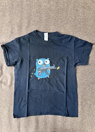 Футболка go lang чорна розмір m