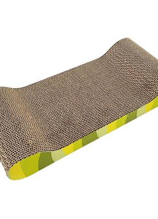 Когтеточка -лежанка для котів caty fanny з гофракортону ,10*40 см (12шт.уп.)