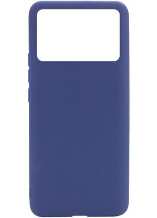 Силиконовый чехол на xiaomi poco x4 pro 5g / сяоми поко икс4 про 5джисиний