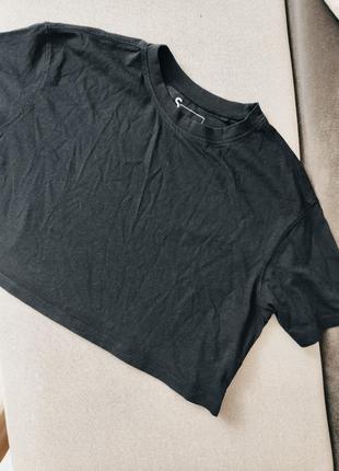 Укорочена футболка топ  oversize