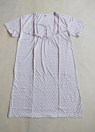 Ночная сорочка, рубашка батал, хлопок.