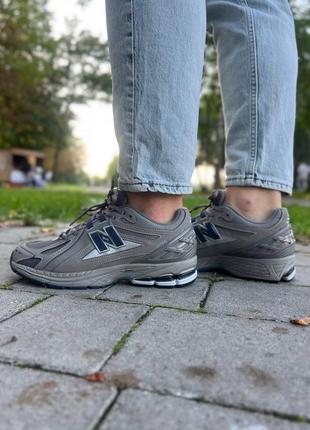 Мужские кроссовки new balance 1906r grey indigo7 фото