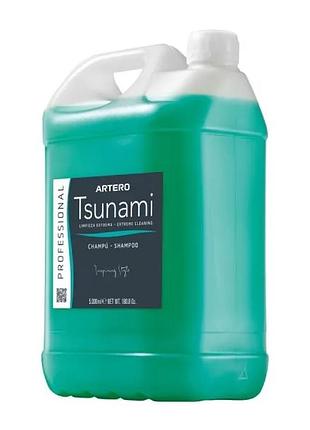 Універсальний знежирювальний шампунь для собак і котів artero tsunami (артеро тсунамі) 5 л