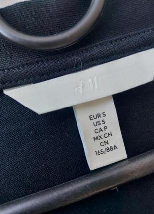 Сукня міді прямого крою на гудзиках бандо h&m з бавовняного трикотажу10 фото