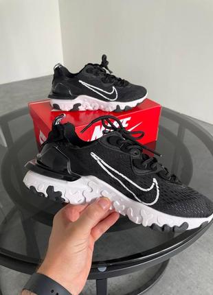 Кроссовки nike react vision black6 фото