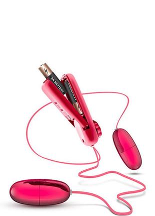 Виброяйцо двойное double pop eggs cerise 4