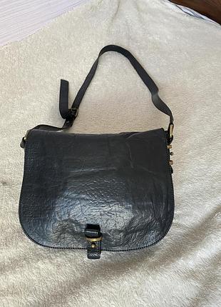 Top shop кожаная сумка на плечо
