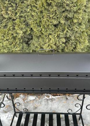 Кришка-барбекю для мангалу на 12 шампурів 81х32см топ