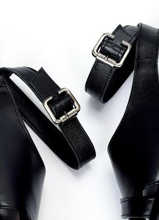 Черные/белые/серые натуральные замш кожаные босоножки сандалии с ремешками 36-403 фото