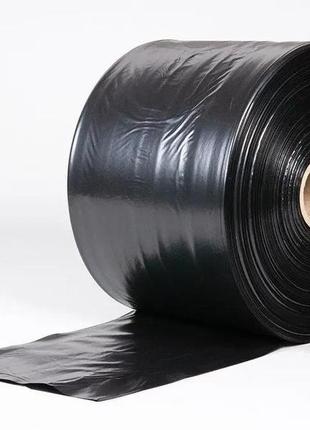 Рукав для рассады  п/э 40 мкм, 120 мм*500м черный топ