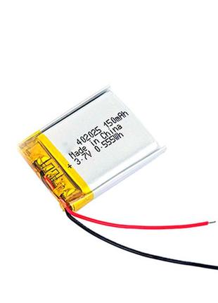 Аккумулятор 402025 li-pol 3.7в 150мач для rc моделей gps mp3 mp4