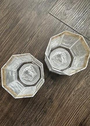 Бокали для віскі  (2 шт) rosenthal × versace. medusa lumiere amber