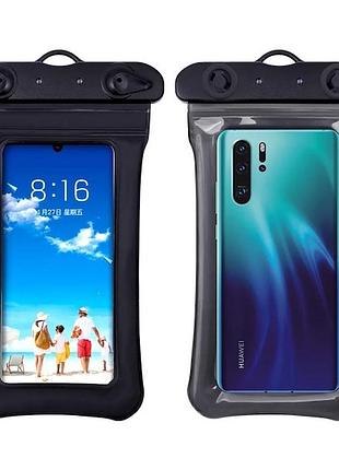 Водонепроницаемый чехол для смартфона waterproof плавающий