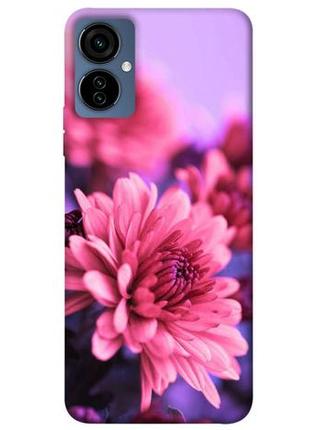 Чохол із принтом на техно камон 19 нео ніжна хризантема / чохол із принтом на tecno camon 19 neo