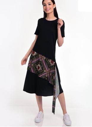 Плаття-футболка міді zara