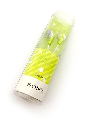 Наушники sony mdr-e10lp green
