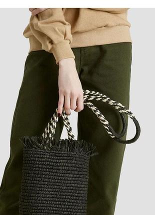 Плетёная сумка новая pull& bear