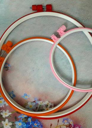 Пяльца пластик набор 3шт.14см/17см/25см