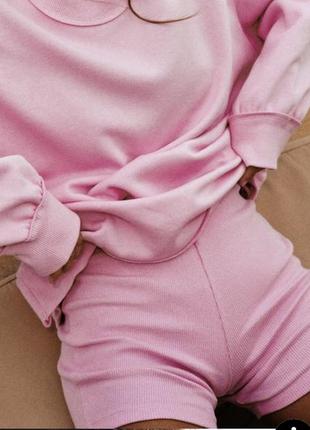Круті нові рожеві велосипедки, шорти zara l