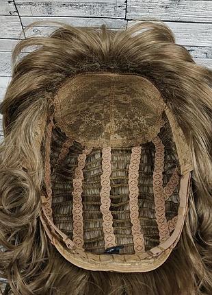 Парик темно-русый с мелированием короткий короткая стрижка женский для женщин 1943а-rm73