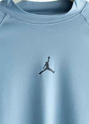 Футболка женская голубая jordan2 фото