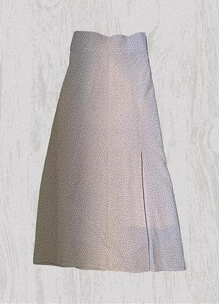 Юбка длинная свет розовая